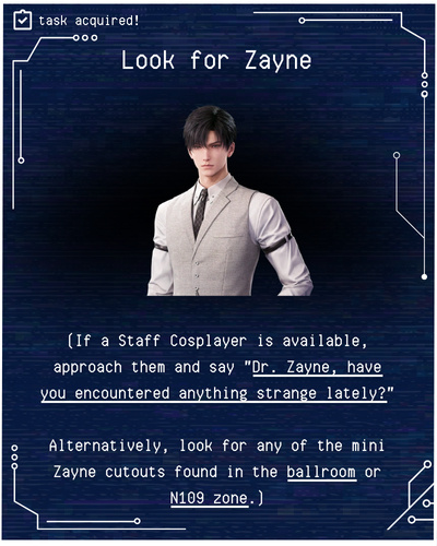 Look for Zayne