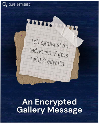 An Encrypted Gallery Message