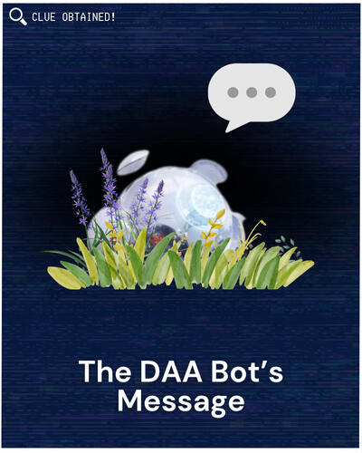 The DAA Bot&#39;s Message