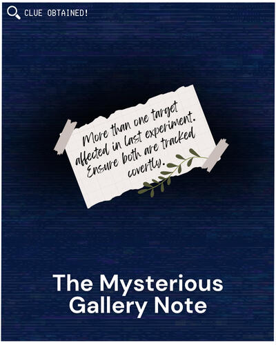 The Mysterious Gallery Note